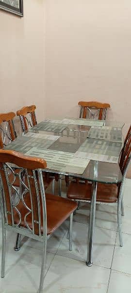 China Imported Dining table in full ( glass body) 1