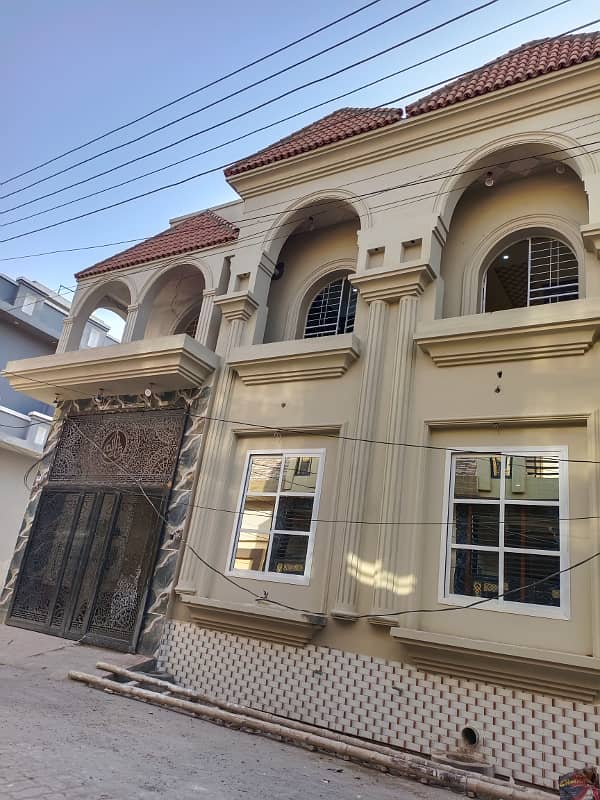 4 Marla corner House For Sale Rizwan Colony Link boota road link capital road 8