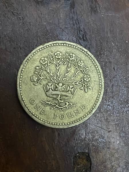 1986 One pound Vintage coins 1