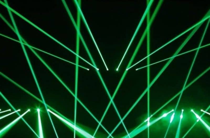 Green laser light for parties, events, wedding, dj stage light 1