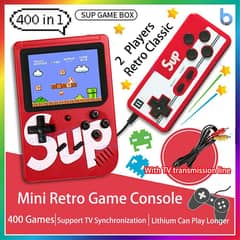 SUP 400 in 1 Games Retro Game Box Console Handheld Game With Controlle
