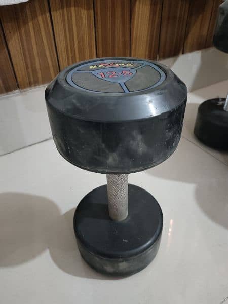Dumbbells and Bench for Sale 4