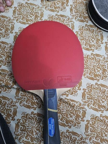 Timo boll 2000 with butterfly paddle cover 2