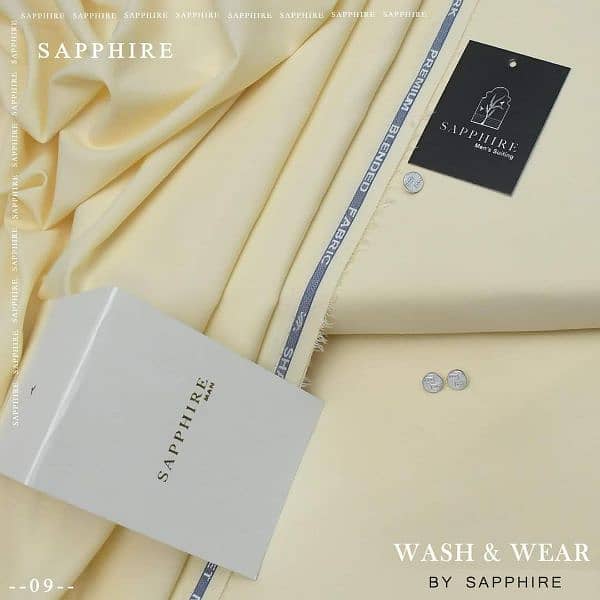 SAPPHIRE & DYNASTY Wash & Wear Fabric 5