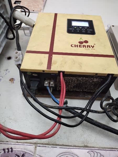 cherry solar inverter 1.2kw and 5 solar panels 1