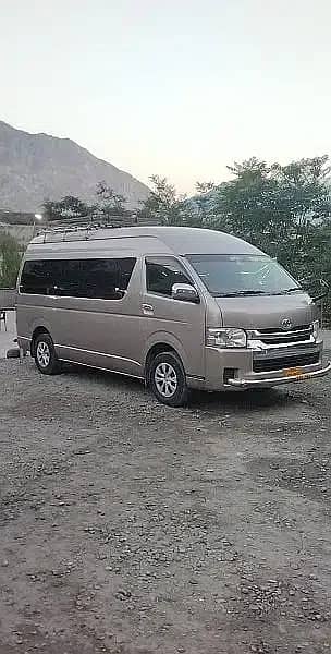 Toyota Hiace Grand Cabin for Tours Rent A Car 4