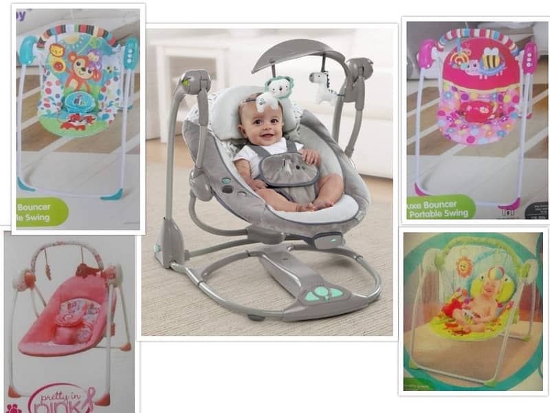 brand new baby swings bouncers at throw away prices 0