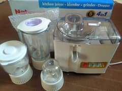 juicer Machine, Blender machine, 4in1 juicer machine, National juicer