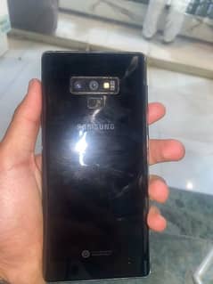Note 9 black colour Clear set with box Little shade 128 gb storage