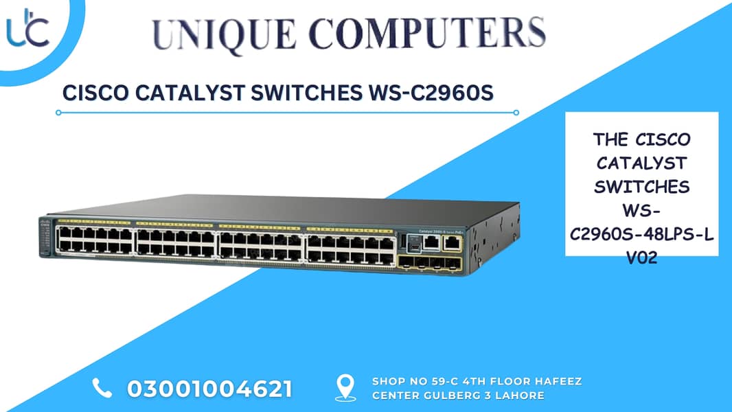 CISCO CATALYST SWITCHES WS-C2960S-48LPS-L V02 0