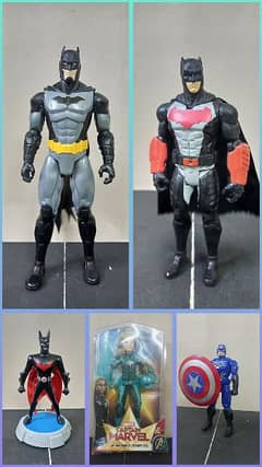 Batman and Captain America and Captain Marvel Action Figure