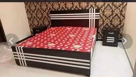 double bed / side poshish bed / king size bed / bed set / poshish bed 8