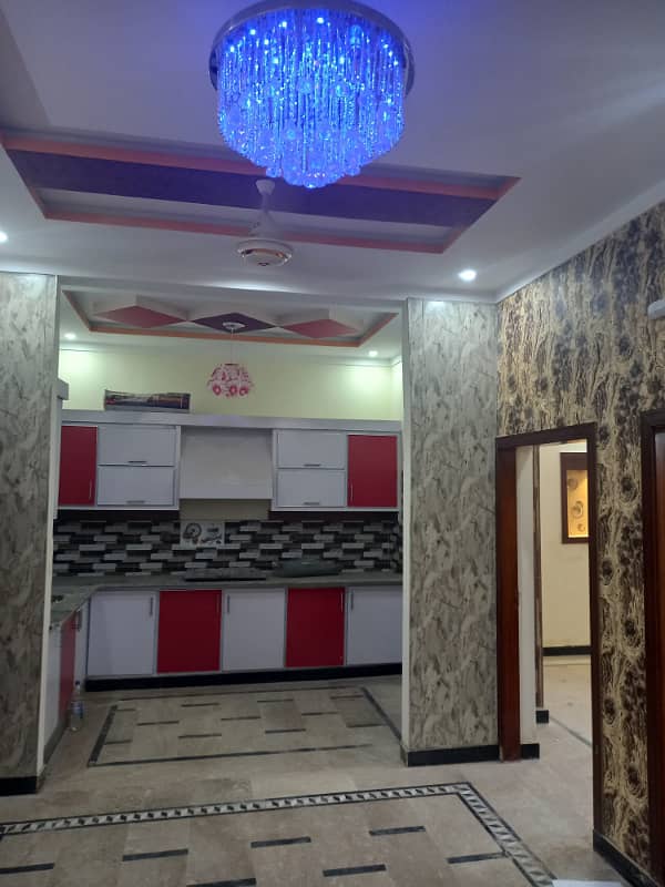 5 Marla UPper POrtion Available for Rent With Only Electricity Water Tanker and Gas Cylinder on Prime Location of Airport Housing Society Near Gulzare quid and Express Highway 7