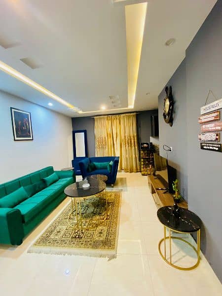 One bed luxury apartment for rent on daily basis in bahriya town 1