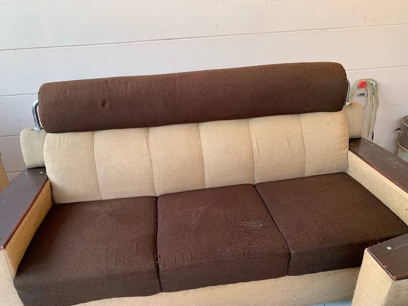6 seater sofa Set used good condition 4