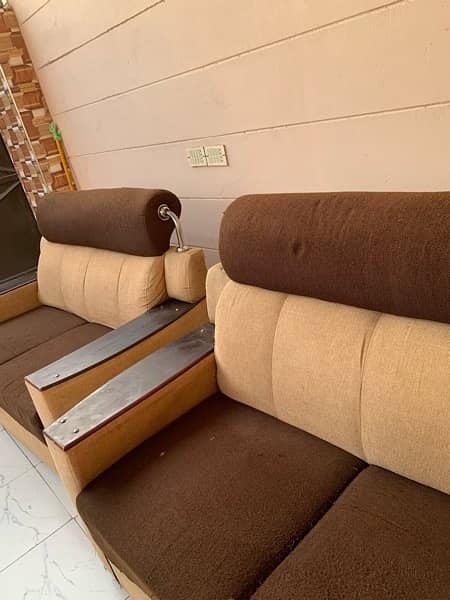 6 seater sofa Set used good condition 8