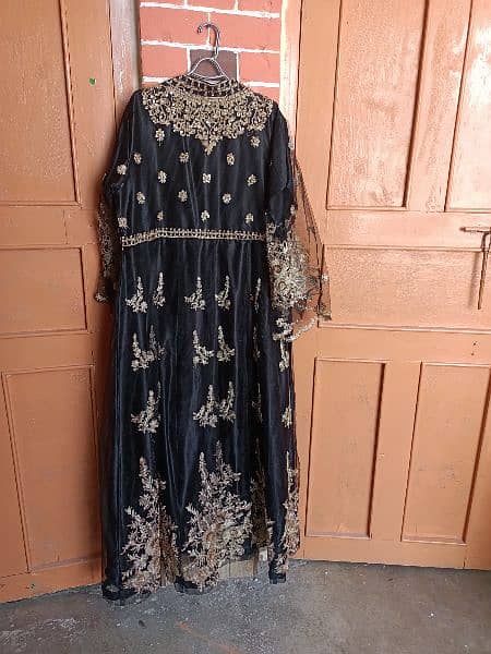 black frock is excellent condition long frock 0