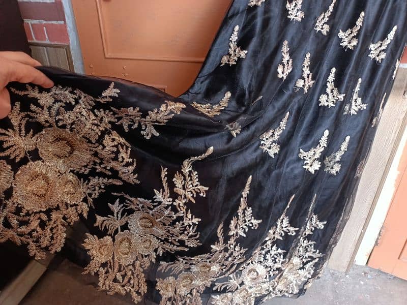 black frock is excellent condition long frock 6