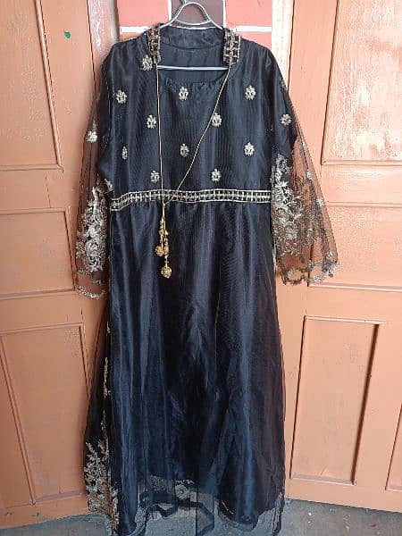 black frock is excellent condition long frock 9