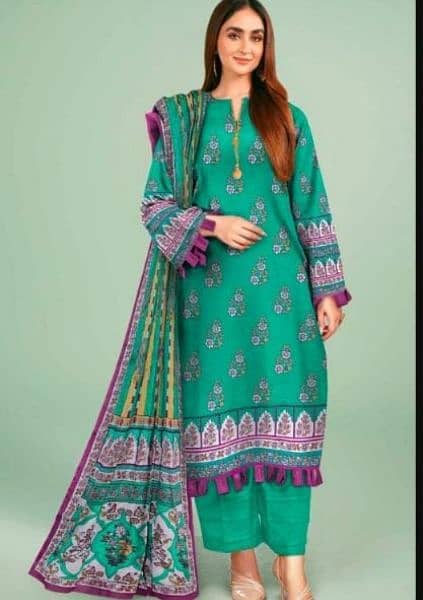 Nisha By Nishaat Lawn Unstitched Collection 3 Pieces Casual Wear smr24 2