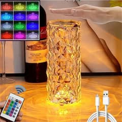 Crystal Diamond Table Lamp