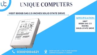 HGST 800GB SAS 2.5 INCHES SOLID STATE DRIVE 0