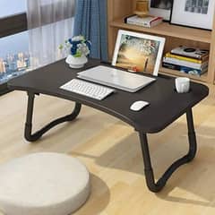 Laptop bed foldable table