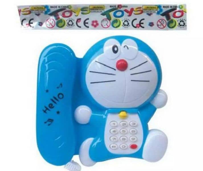 Doraemon Learning Telephone Toy For Kids 0