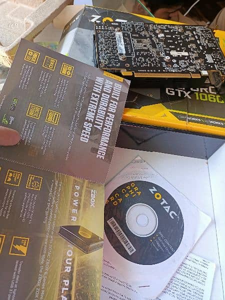 Nvidia GeForce GTX 1060 (6GB) Graphics card with complete box for sale 0