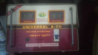 UNIVERSAL STABLIZER 7000WATT HEAVY DUTY A-70 IMMACULATE CONDITION 0