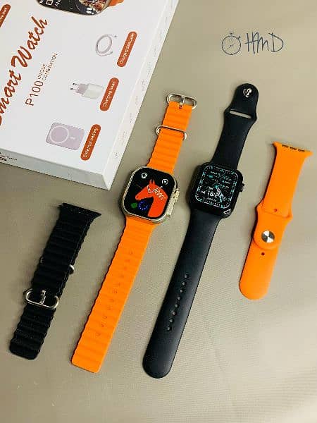 P 100 SMART WATCH PACK OF 2 2