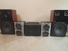 sony speakers and amplifier and supply