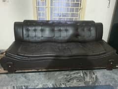 5 seater Sofa set with tables (urgent for sale)