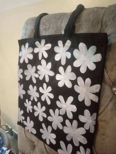 hand painted tote bag 0