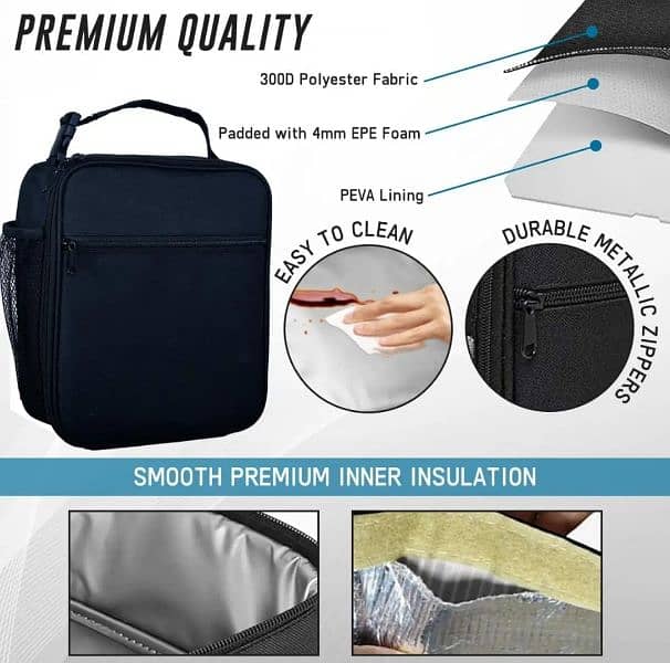 Lunch Bag for Men Women Office Adults Work Travel College  Lunch Bag, 6