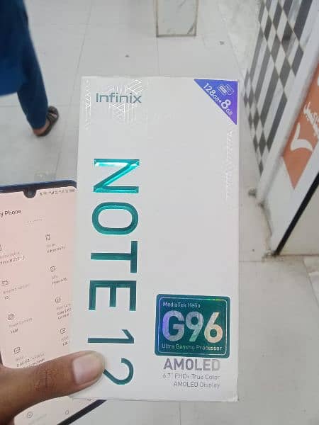 infinix Note 12 G96 8+8=16GB Ram 128GB Room 10/9 condition LED Display 4