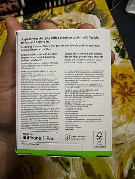 Belkin BOOST USB-C Lightning Cable 3M (New) 2