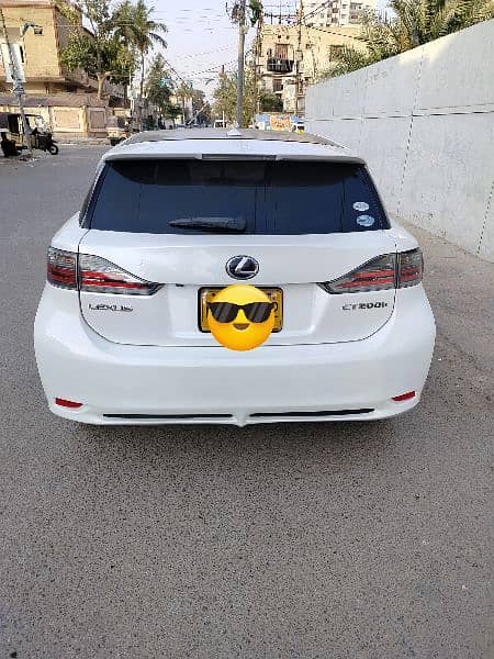 Lexus CT200h 2011 Hybrid 1800cc Pal White 6