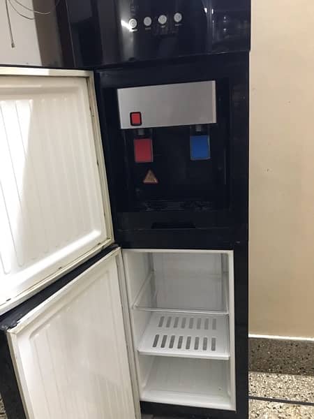 Pel Water Dispenser+Refrigerator Purple Blaze and Blackish color 2