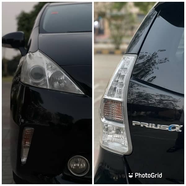 TOYOTA PRIUS ALPHA 2012 MODEL 2016 KARACHI REG SECOND OWNER NEW CAR 14