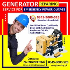 Diesel Generator services and maintenance - 30kva to 1250kva 0