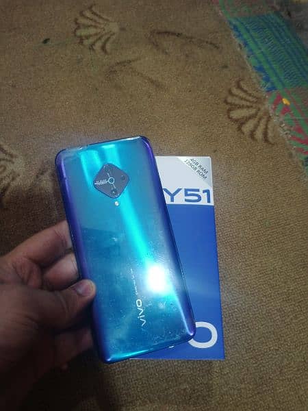 vivo y51 (4/128) ram with box only touch change 6