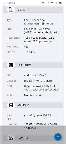 Huawei y9 prime 2018 non ptA 7