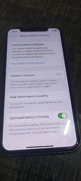 iphone x noPTi 64gp battery service 73 glass damage. . . 41500 4