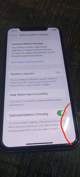 iphone x noPTi 64gp battery service 73 glass damage. . . 41500 5