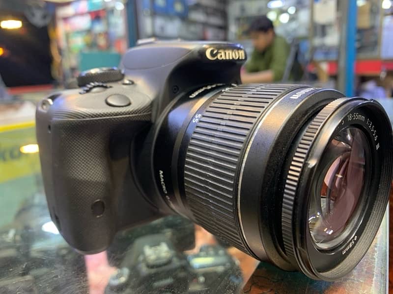 DSLR CAMERA CANON 100d WITH KIT LENS 18-55 1