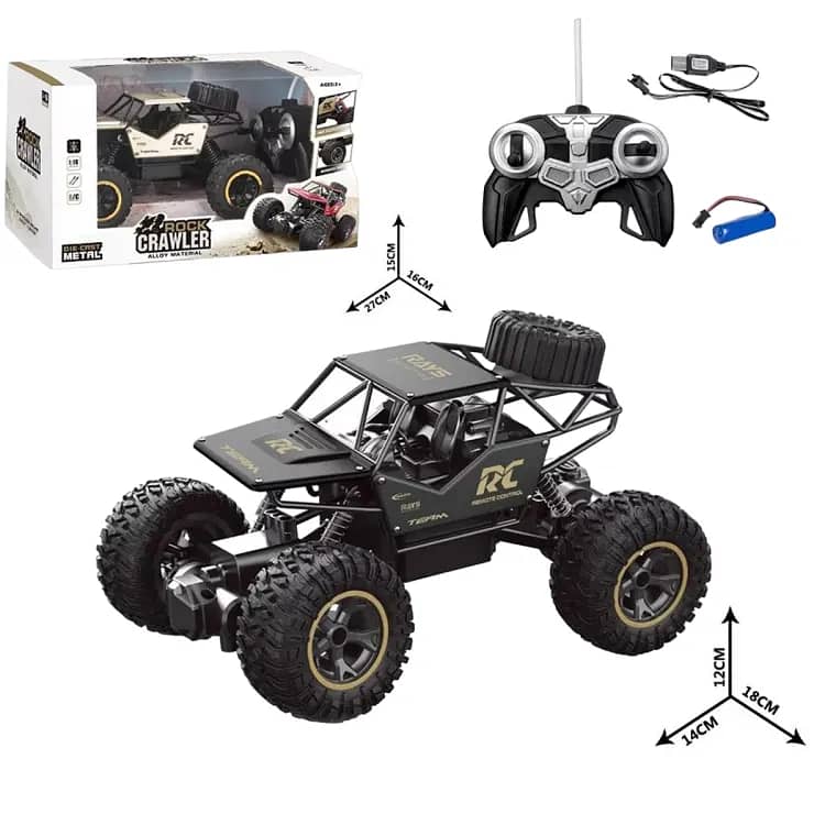 Rock Crawler Electric RC Vehicles Alloyed Remote Control Toy Car for K 1