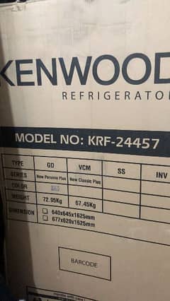 Kenwood fridge brand new box pack . .