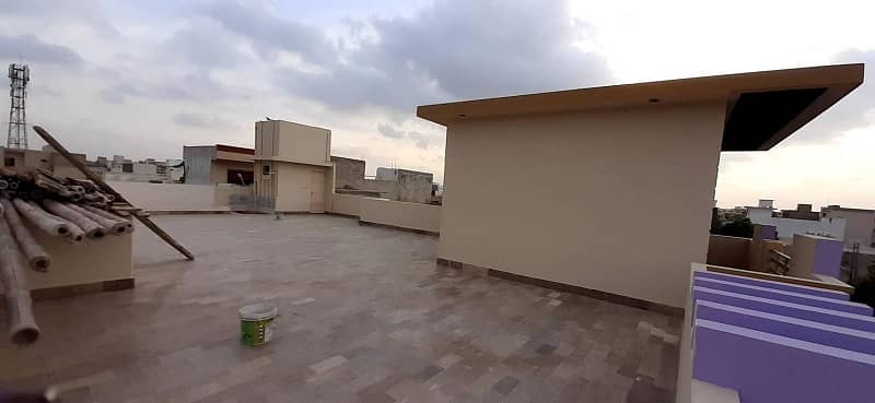 40 Ft Road Most Reasonable Chance Deal Brand New West Open 240 Sq Yards Double Storey House In Reasonable Rates 36