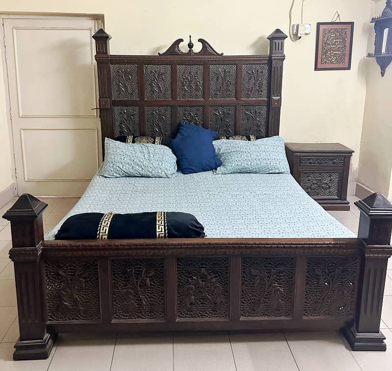 Chinioti King Size Bed Set 0